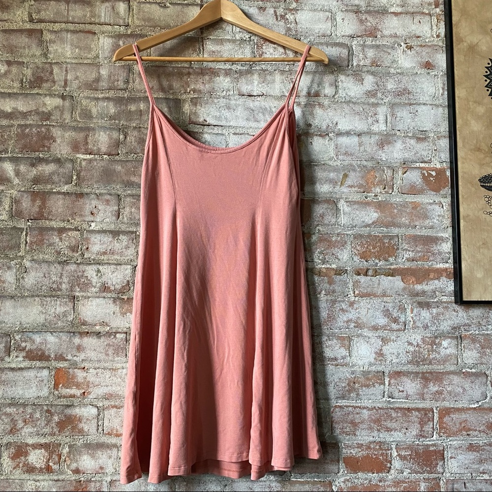 Forever 21 + Spaghetti Strap Dress + Peach + L